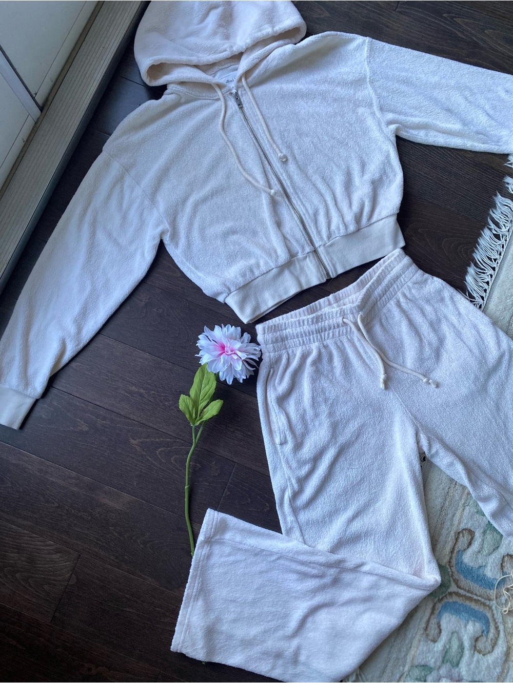 Wilfred Terry Two-Piece Hooded Lounge Set